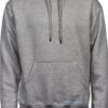 grauer Hoodie mit Aufdruck hinten – Bild 7