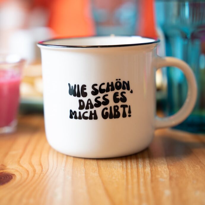 Tasse Retro mit Aufdruck