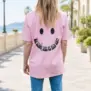 rosa T-Shirt SMILE