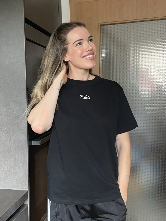Glücklich T-Shirt – Bild 2
