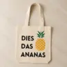 Baumwolltasche DIES DAS ANANAS