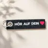 Schlüsselanhänger Hör auf dein Herz